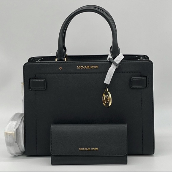 Michael Kors Handbags - Michael Kors Medium Rayne Satchel & Trifold Wallet
